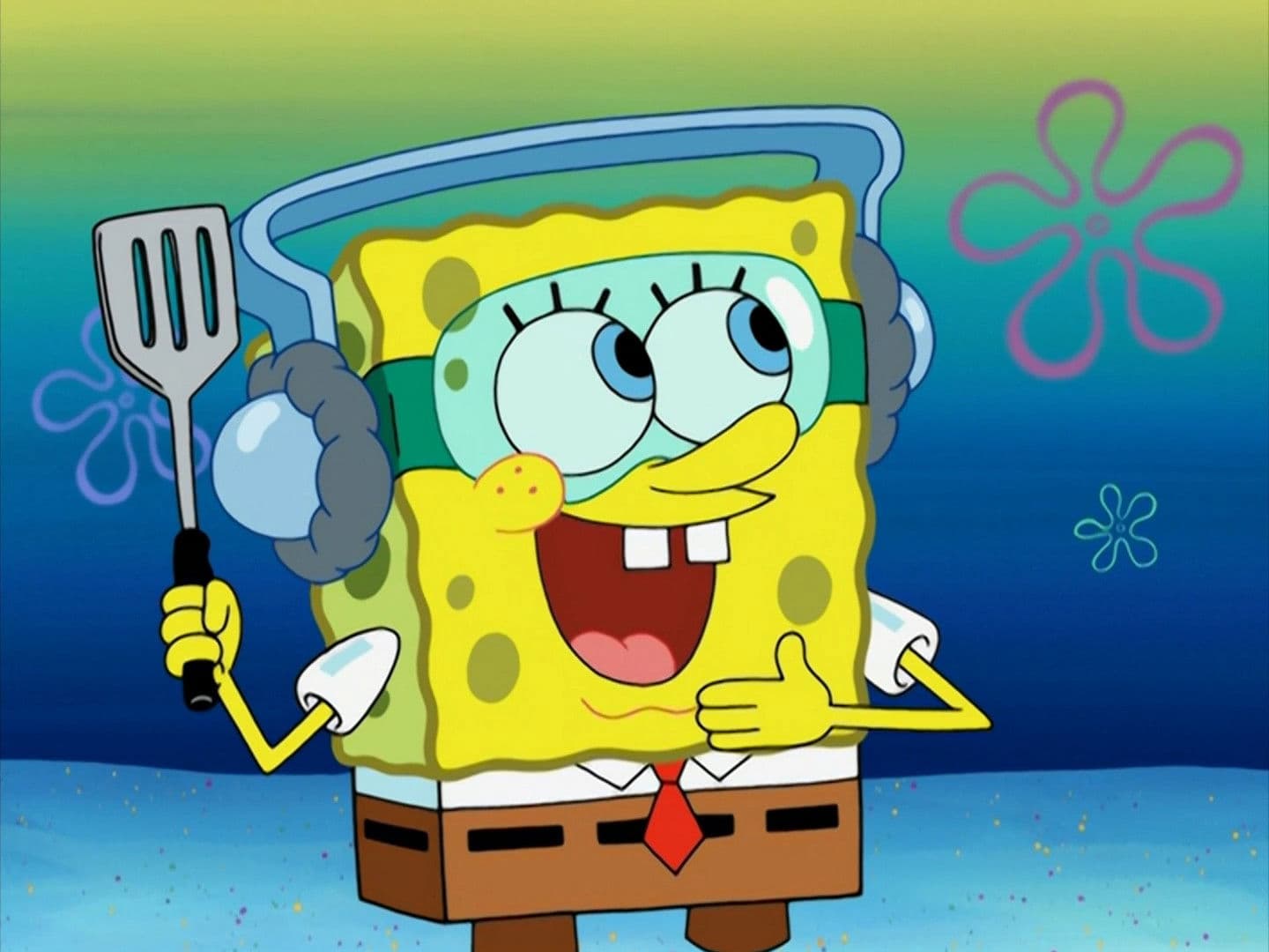 Restraining SpongeBob