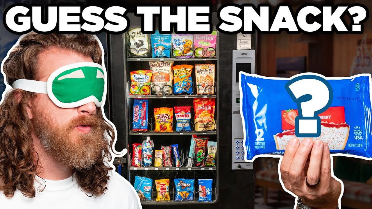 Guess The Mystery Vending Machine Snack