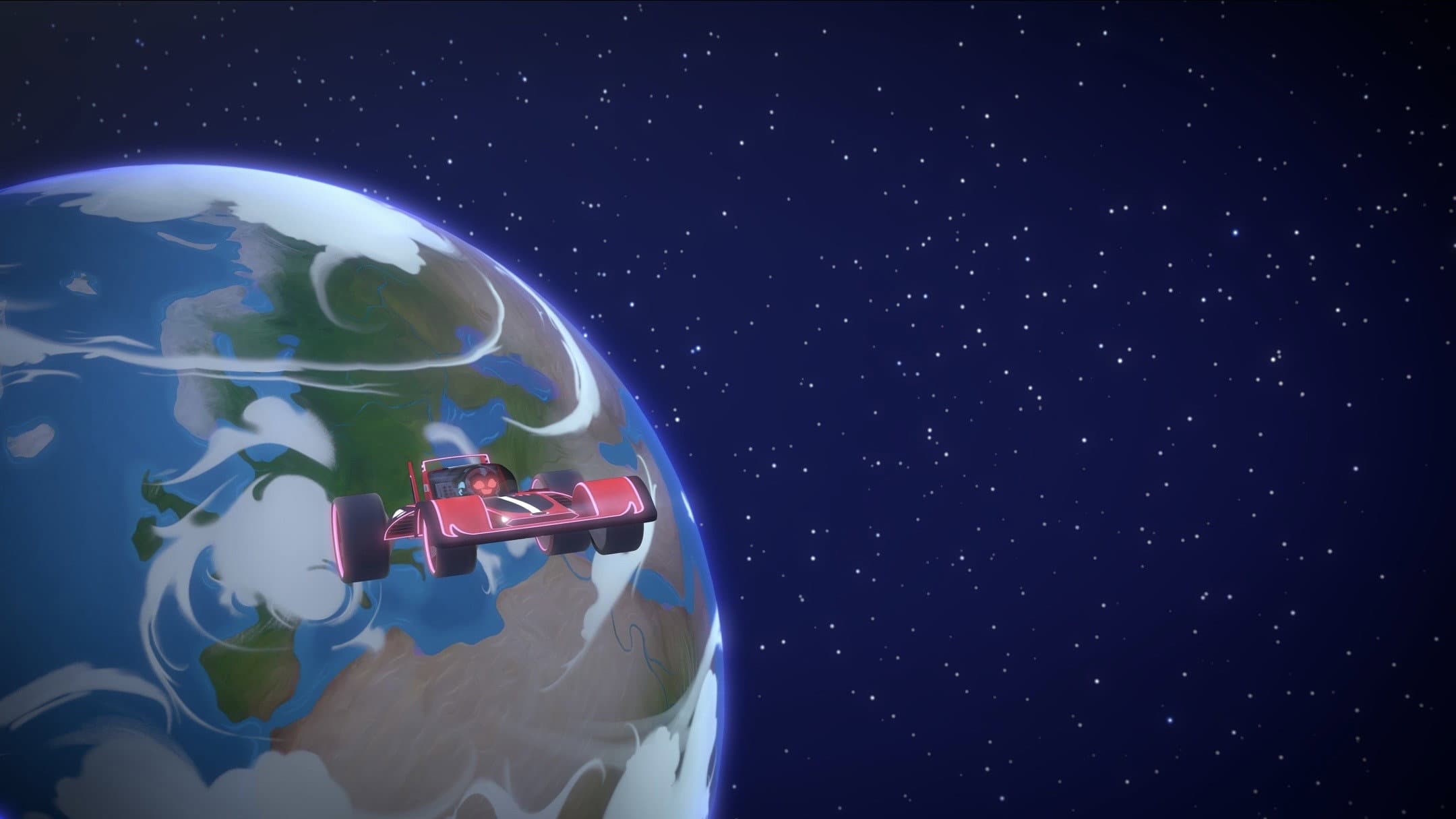 Flashcar to the Moon