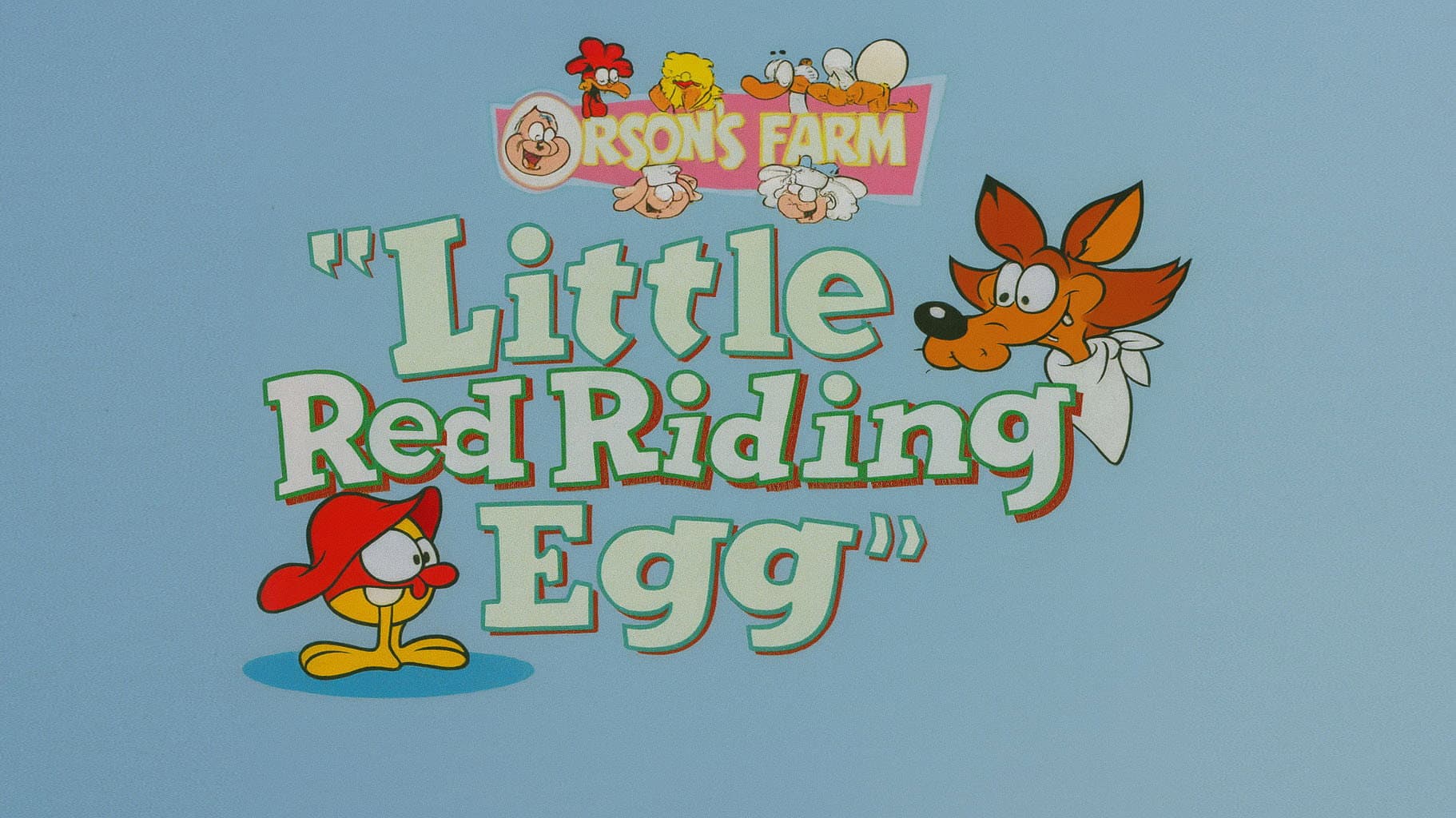 Little Red Riding Egg