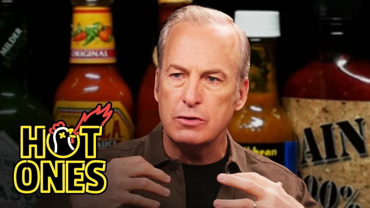 Bob Odenkirk Has a Fire in His Belly While Eating Spicy Wings