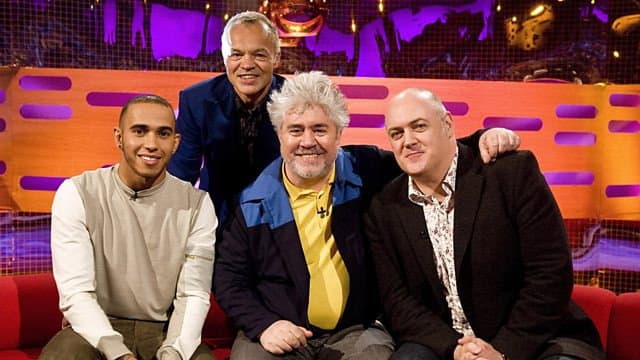 Lewis Hamilton, Dara O Briain, Pedro Almodovar, Alison Moyet