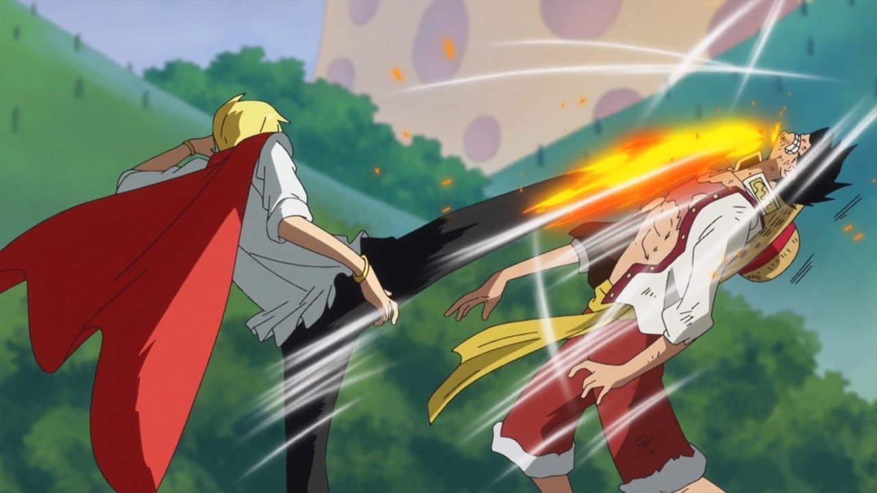 A Heartbreaking Duel! Luffy vs Sanji! (2)