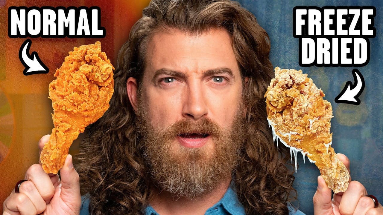 We Freeze Dried The KFC Menu (Taste Test)