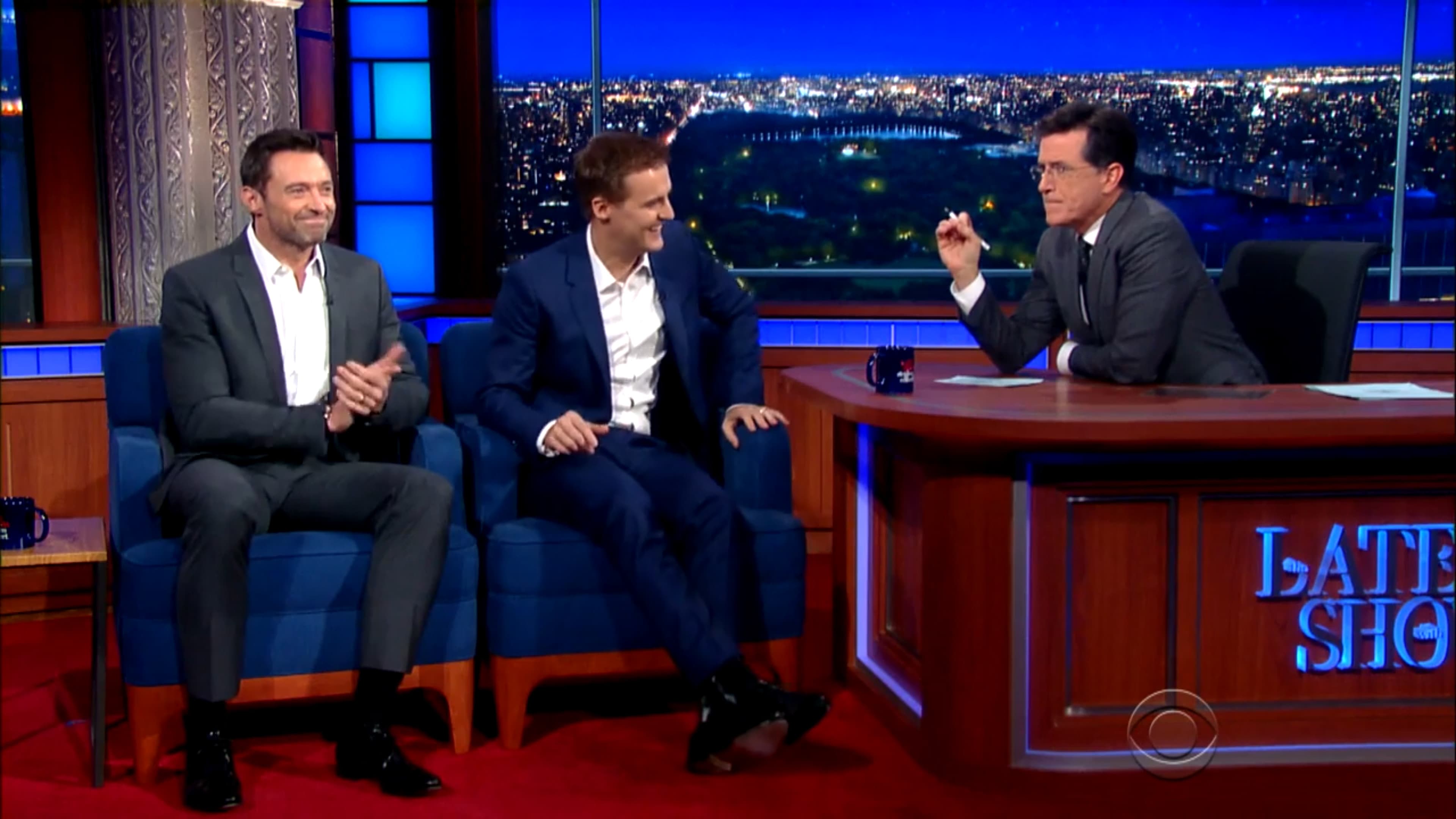 Hugh Jackman, Hugh Evans, Senator Elizabeth Warren, Pearl Jam