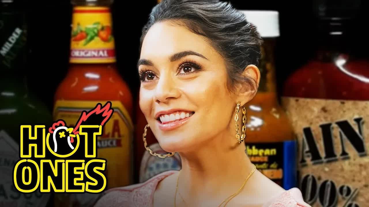 Vanessa Hudgens Does Tongue Twisters While Eating Spicy Wings