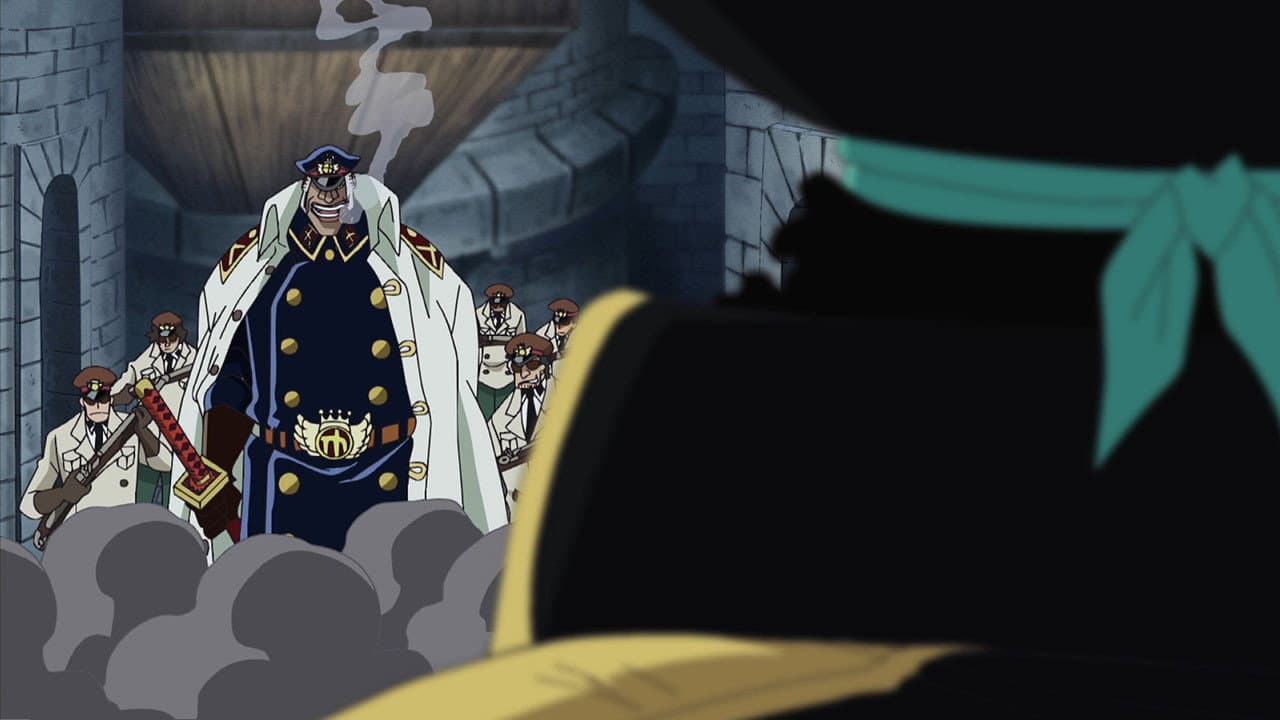The Dangerous Encounter! Blackbeard and Shiryu of the Rain!