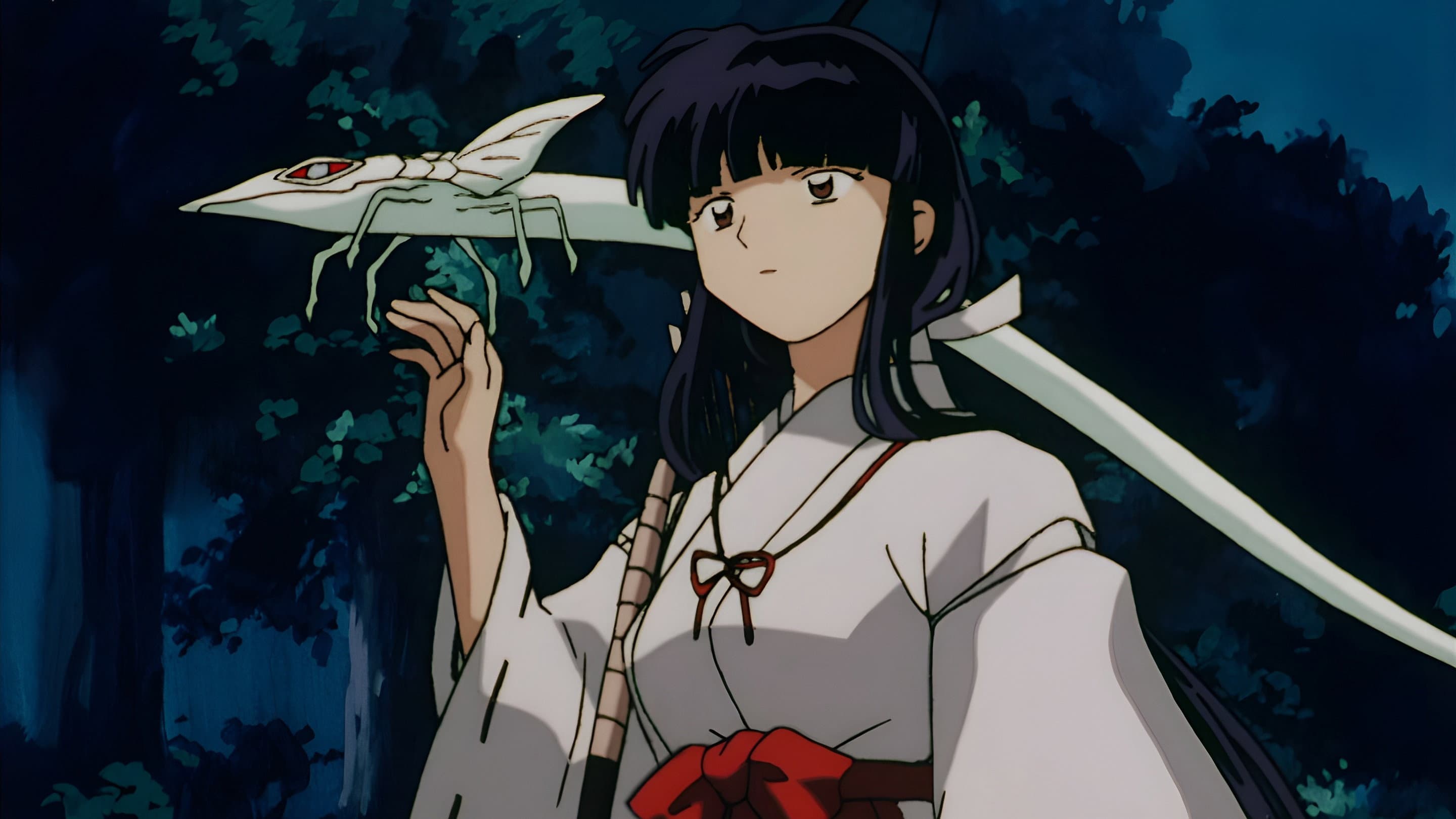 Kikyo and Kagome, Alone in the Cave