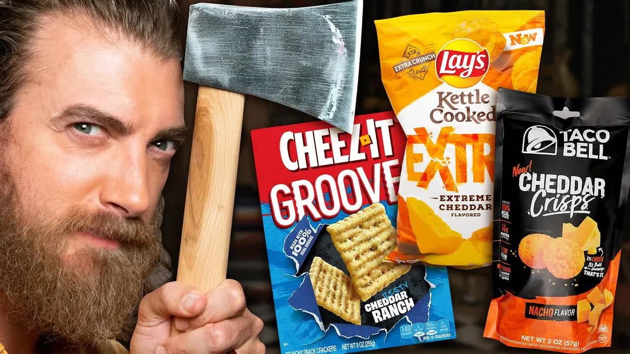 Extreme vs. Original Snacks Taste Test (Axe Throwing Game)