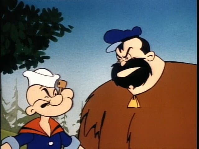 Popeye and Bigfoot