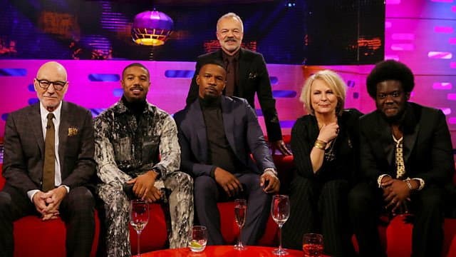 Jamie Foxx, Michael B Jordan, Jennifer Saunders, Patrick Stewart, Michael Kiwanuka