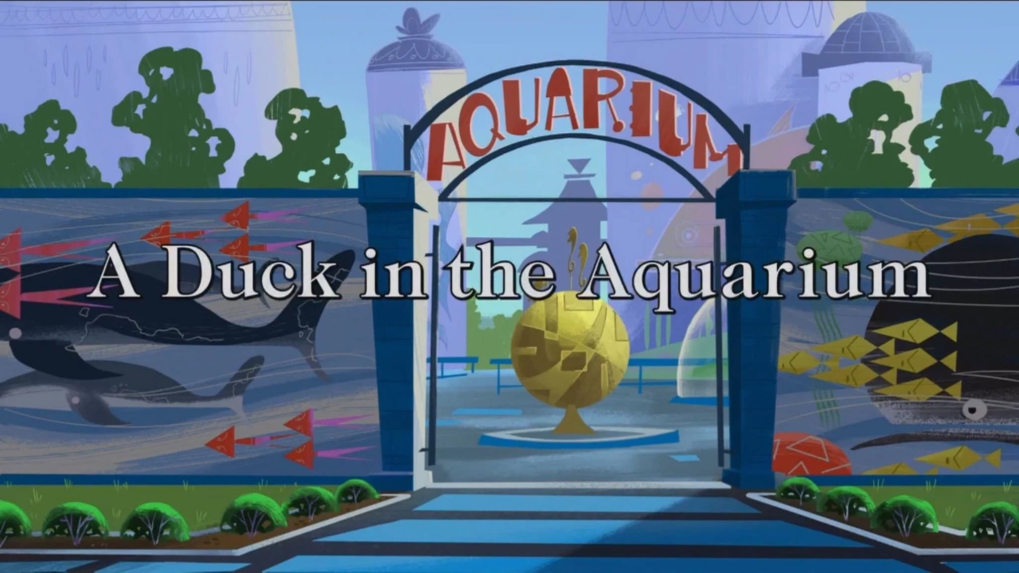 A Duck in the Aquarium
