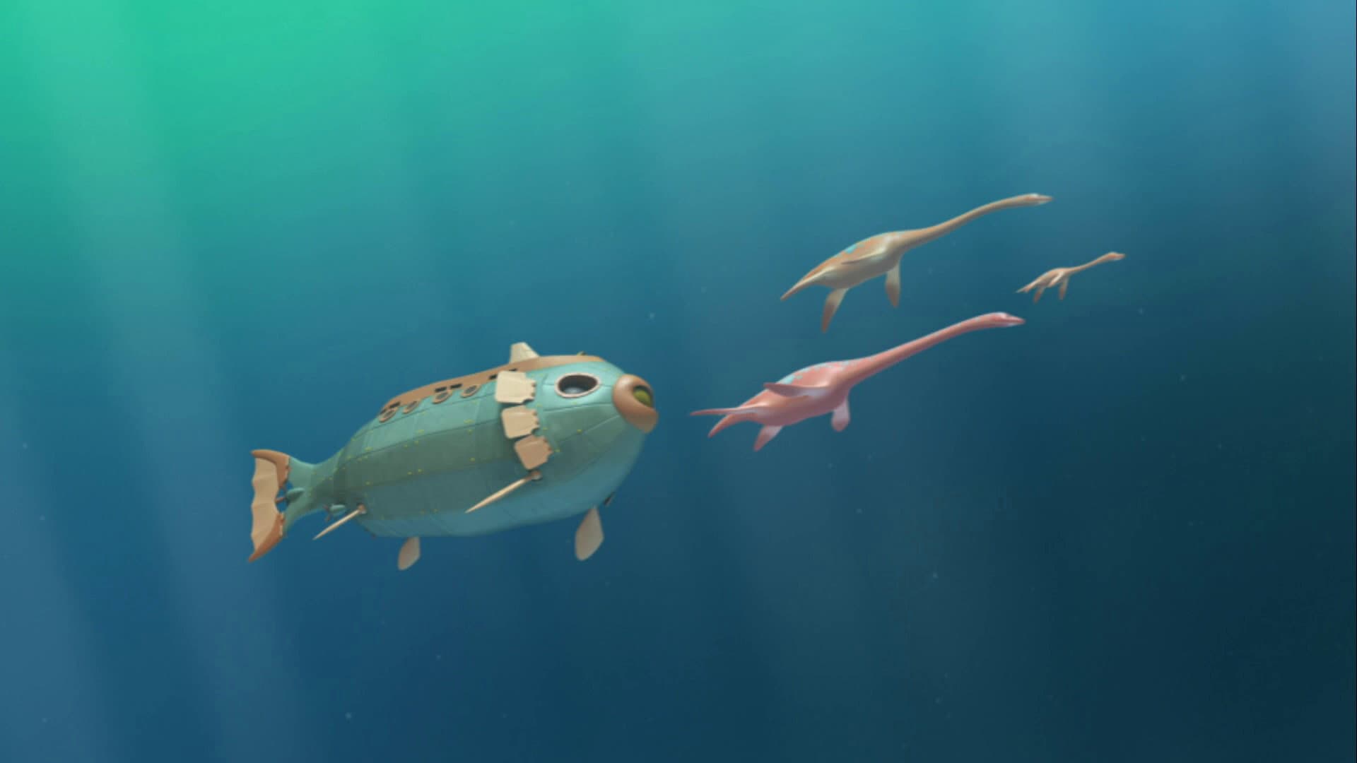 Dinosaur Train Submarine: Otto Ophthalmosaurus