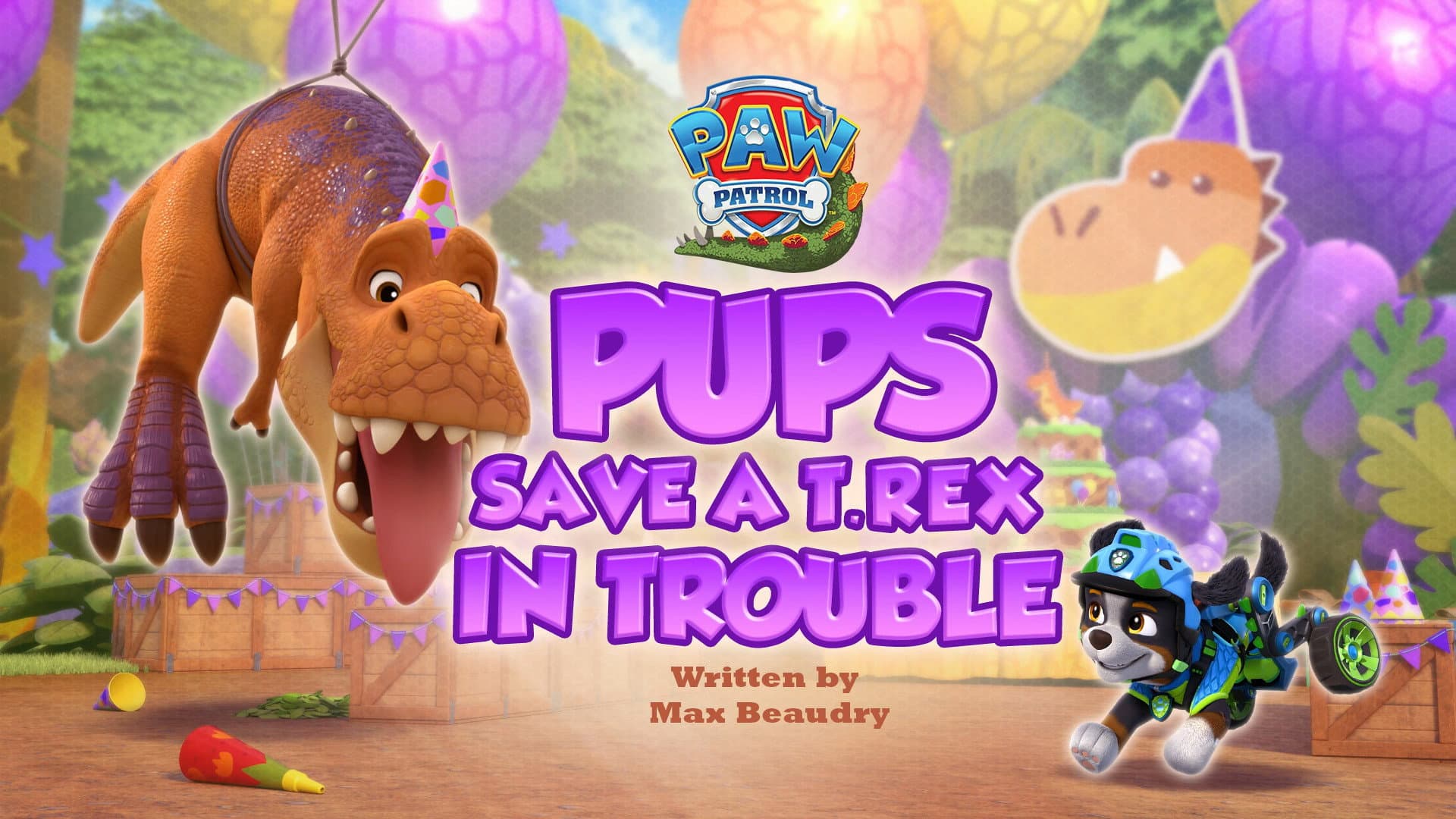 Pups Save a T-Rex in Trouble