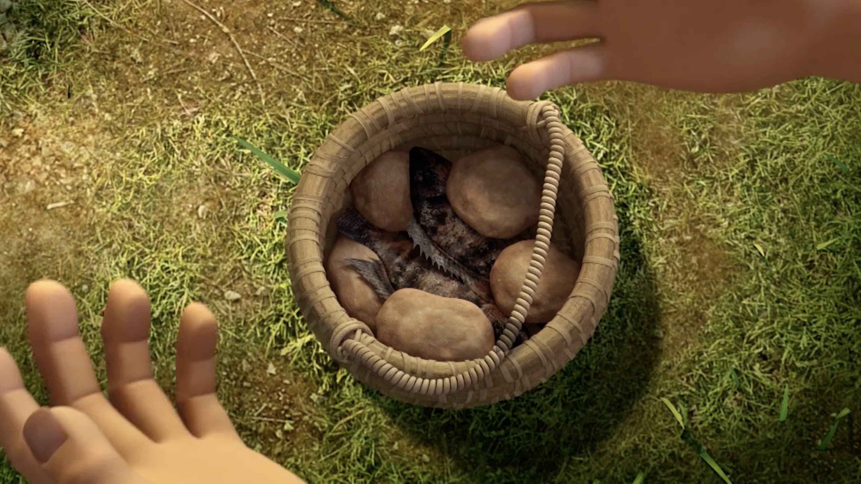 Jesus Feeds The Hungry