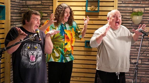 Weird Al Yankovic Wears a Hawaiian Shirt