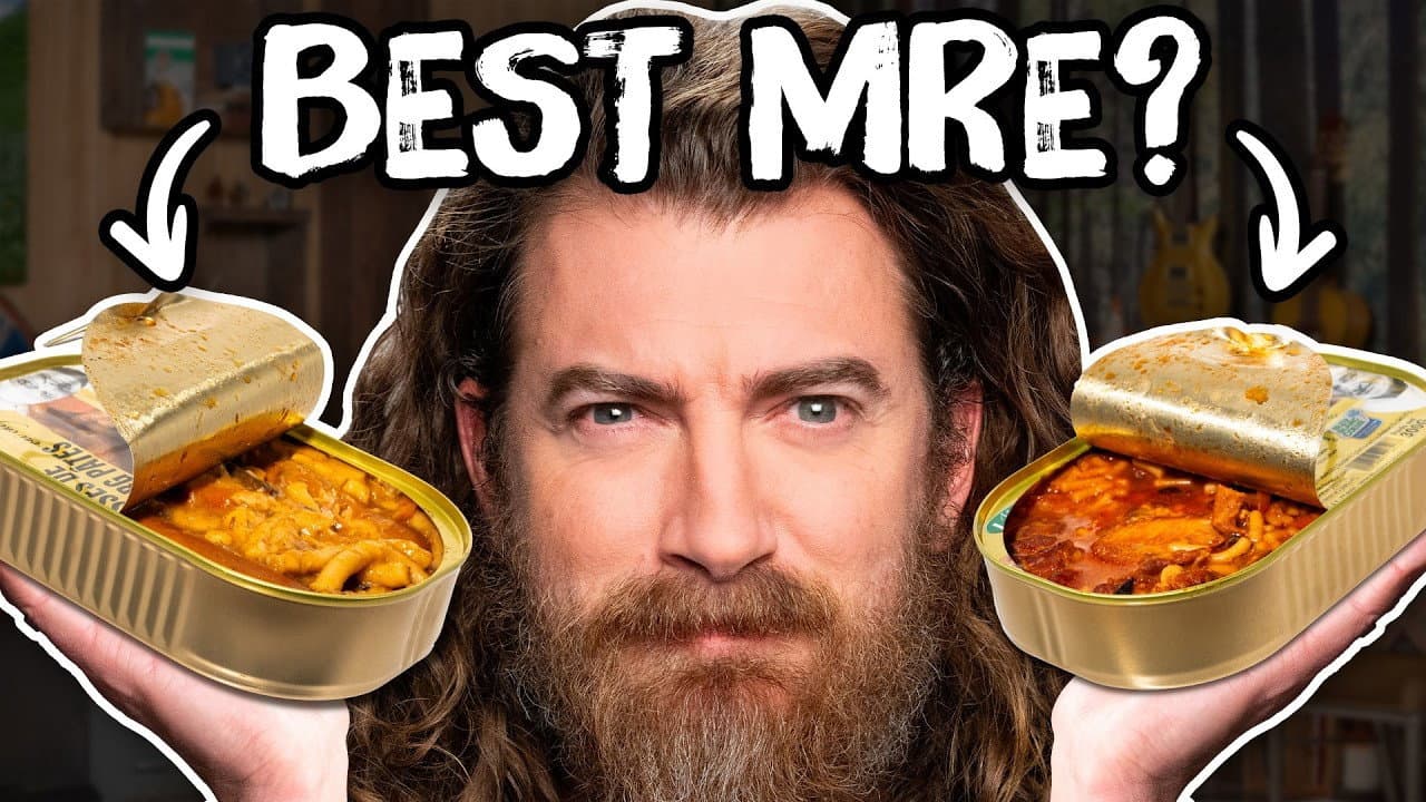 Fancy MRE Taste Test (Survival Meal Kids)