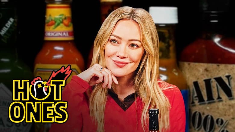 Hilary Duff Tests Her Luck While Eating Spicy Wings