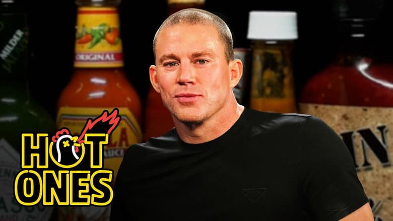 Channing Tatum Punches Back While Eating Spicy Wings
