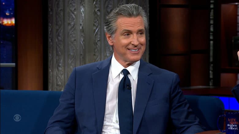 Gov. Gavin Newsom, Priscilla Presley