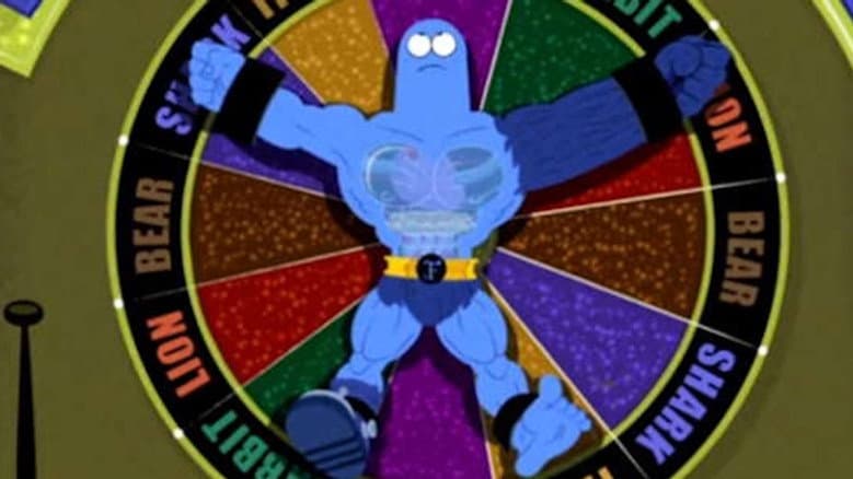 The Bloo Superdude and the Great Creator of Everything's Awesome Ceremony of Fun That He's Not Invited To
