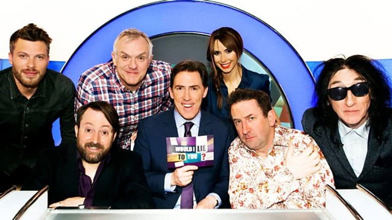 Rick Edwards, Greg Davies, Alex Jones and John Cooper Clarke