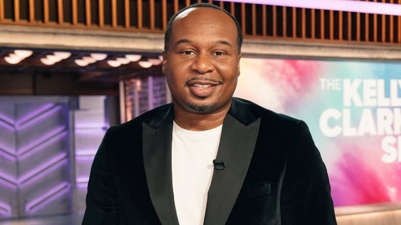 Roy Wood Jr., Cooper Koch, Jade Iovine, host Michael Bublé
