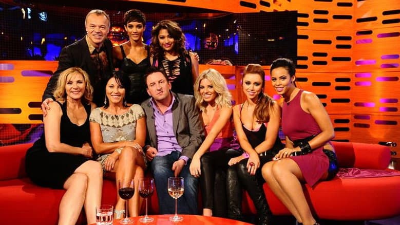 Lee Mack, Jessie Wallace, Kim Cattrall, The Saturdays