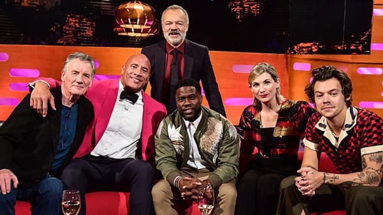 Dwayne Johnson, Kevin Hart, Jodie Whittaker, Michael Palin, Harry Styles