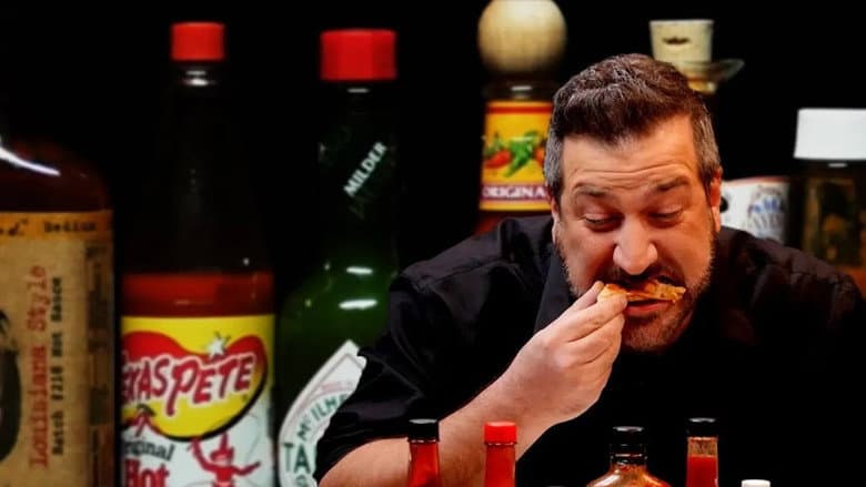 Joey Fatone Talks *NSYNC, DJ Khaled, and Guy Fieri While Eating Spicy Wings