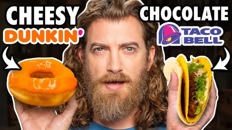 Cheesy Chocolate Food vs. Chocolate Cheesy Food Taste Test