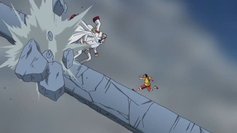 Each on Different Paths! Luffy vs. Garp!