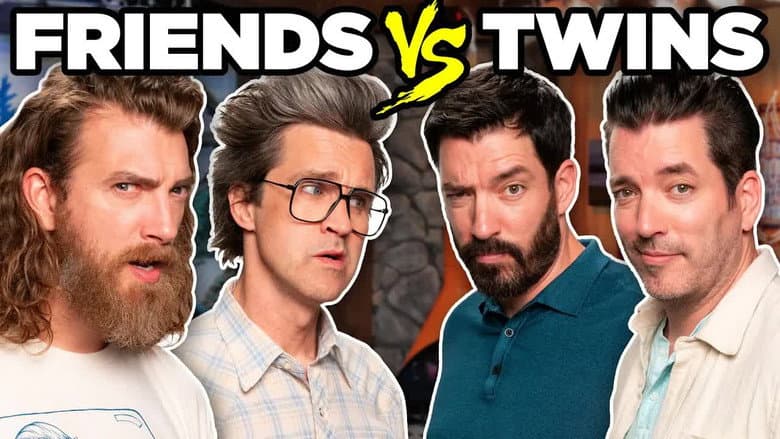 Best Friends vs Twins Challenge (ft. Property Brothers)
