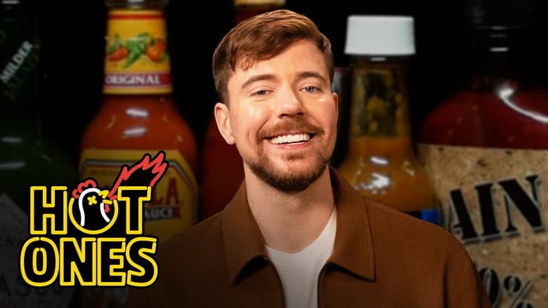 MrBeast Faces His Scariest Challenge Yet While Eating Spicy Wings